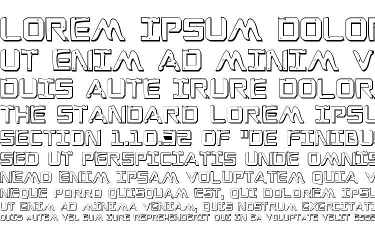 specimens War Eagle 3D Condensed font, sample War Eagle 3D Condensed font, an example of writing War Eagle 3D Condensed font, review War Eagle 3D Condensed font, preview War Eagle 3D Condensed font, War Eagle 3D Condensed font