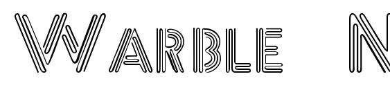 Warble Normal font, free Warble Normal font, preview Warble Normal font