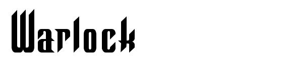 шрифт Warlock, бесплатный шрифт Warlock, предварительный просмотр шрифта Warlock