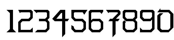 Warlords Font, Number Fonts