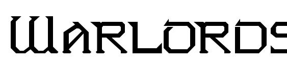 Warlords font, free Warlords font, preview Warlords font