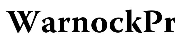 шрифт WarnockPro Bold, бесплатный шрифт WarnockPro Bold, предварительный просмотр шрифта WarnockPro Bold