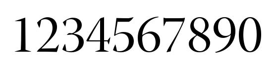 WarnockPro Disp Font, Number Fonts