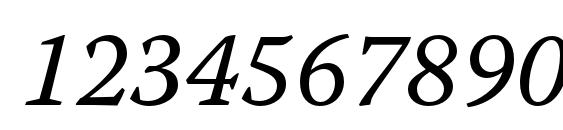 WarnockPro ItCapt Font, Number Fonts