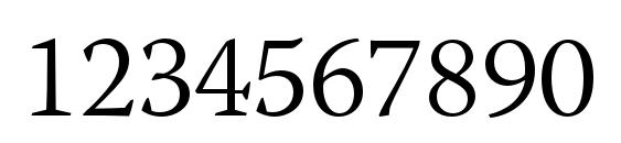 WarnockPro Light Font, Number Fonts