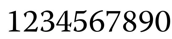 WarnockPro Regular Font, Number Fonts