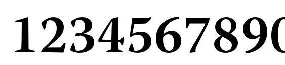 WarnockPro Semibold Font, Number Fonts