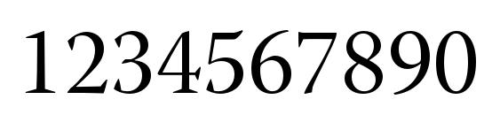 WarnockPro Subh Font, Number Fonts