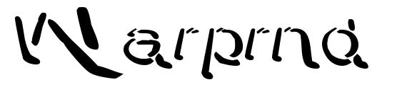шрифт Warprnd, бесплатный шрифт Warprnd, предварительный просмотр шрифта Warprnd