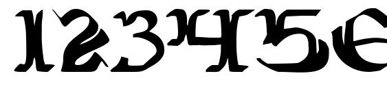 Wars of Asgard Font, Number Fonts