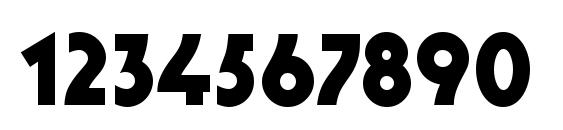 WashingtonDBla Font, Number Fonts