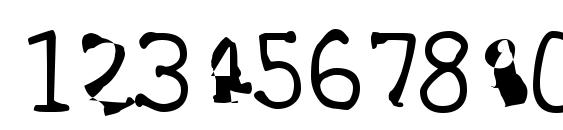 Watet Font, Number Fonts