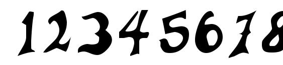 Watson oddtype Font, Number Fonts