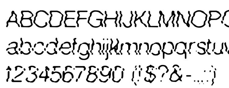 glyphs Waved font, сharacters Waved font, symbols Waved font, character map Waved font, preview Waved font, abc Waved font, Waved font
