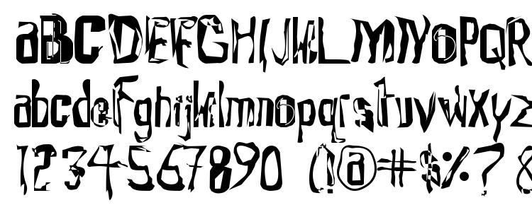 глифы шрифта Waxtrax Medium, символы шрифта Waxtrax Medium, символьная карта шрифта Waxtrax Medium, предварительный просмотр шрифта Waxtrax Medium, алфавит шрифта Waxtrax Medium, шрифт Waxtrax Medium