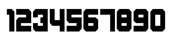 Weaponeer Condensed Font, Number Fonts