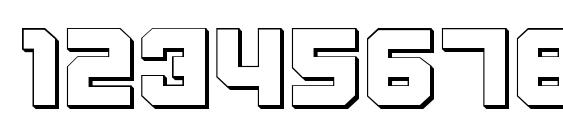 Weaponeer Shadow Font, Number Fonts