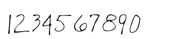 Webstershand Font, Number Fonts