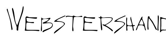 Webstershand Font, Handwriting Fonts