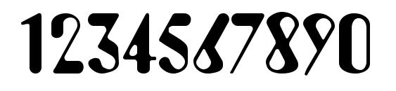 Wedossk bold Font, Number Fonts