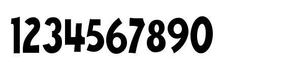 WeeBairn Regular Font, Number Fonts