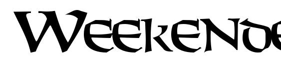 шрифт Weekendertype123 regular, бесплатный шрифт Weekendertype123 regular, предварительный просмотр шрифта Weekendertype123 regular