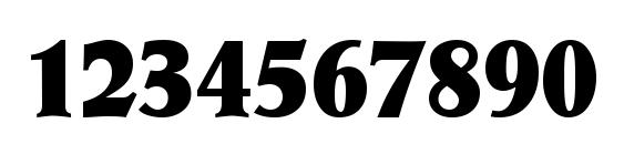 WeinAntikConDB Bold Font, Number Fonts