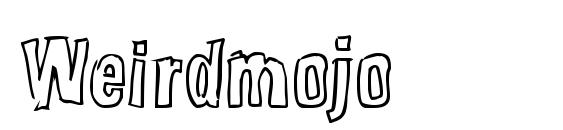 шрифт Weirdmojo, бесплатный шрифт Weirdmojo, предварительный просмотр шрифта Weirdmojo