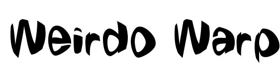шрифт Weirdo Warp, бесплатный шрифт Weirdo Warp, предварительный просмотр шрифта Weirdo Warp