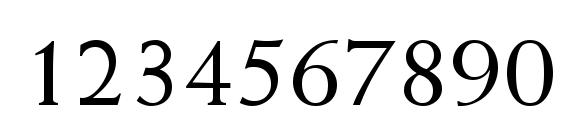 Weiss LT Font, Number Fonts