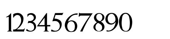 Weiss Normal Font, Number Fonts