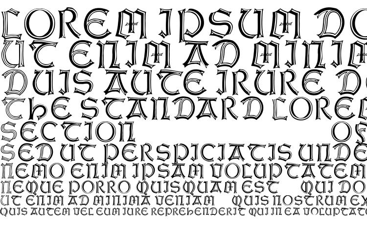 specimens WeissGotnitials font, sample WeissGotnitials font, an example of writing WeissGotnitials font, review WeissGotnitials font, preview WeissGotnitials font, WeissGotnitials font