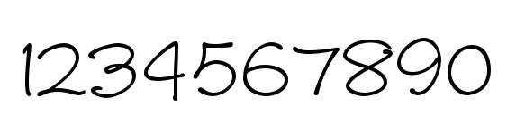 WendyLPStd Medium Font, Number Fonts