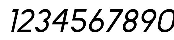 Шрифт WerkHaus Italic, Шрифты для цифр и чисел