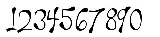 Wesley Font, Number Fonts
