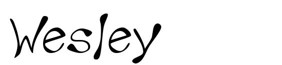 Wesley font, free Wesley font, preview Wesley font