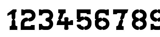 West Test Font, Number Fonts