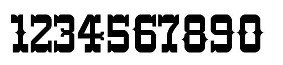 WesterlandC Normal Font, Number Fonts