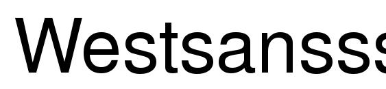 Westsansssk font, free Westsansssk font, preview Westsansssk font