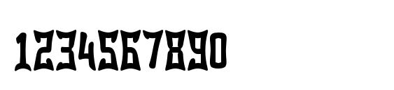 Wewak Narrow Font, Number Fonts