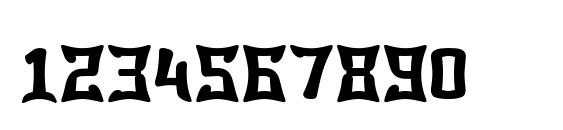 Wewak Font, Number Fonts