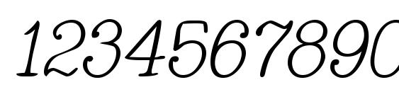 Whackadoo Upper Italic Font, Number Fonts