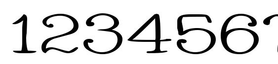 Whackadoo Upper Wide Font, Number Fonts