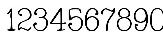 Whackadoo Upper Font, Number Fonts