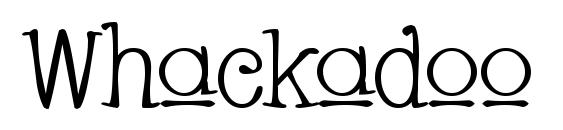 Whackadoo Upper font, free Whackadoo Upper font, preview Whackadoo Upper font