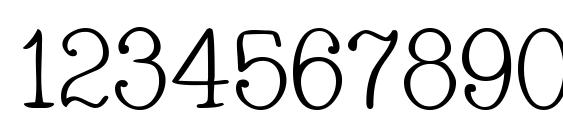 Whackadoo Font, Number Fonts