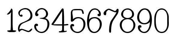 Whacu Font, Number Fonts