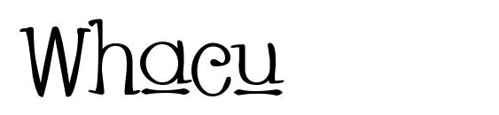 Whacu Font