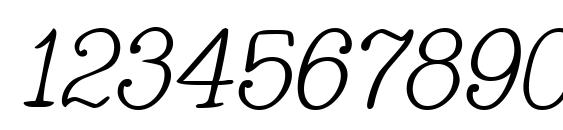 Whacui Font, Number Fonts