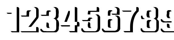 WhatA Relief Bold Font, Number Fonts